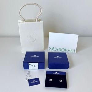 Swarovski Attract Circular Stud Earrings